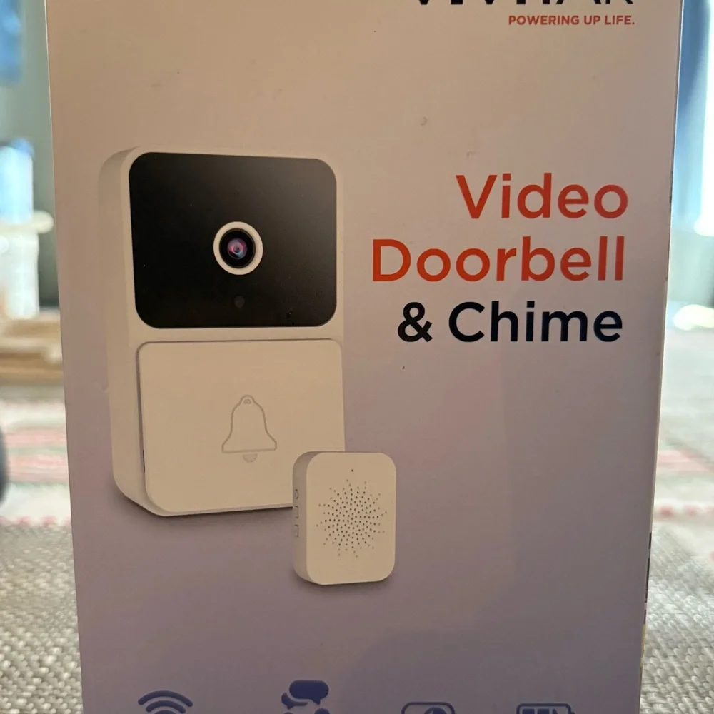 Vivitar White Video Doorbell & Chime